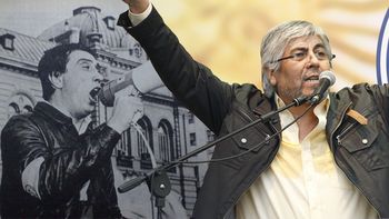 Ubaldini y Moyano, dirigentes históricos de la CGT Ubaldini y Moyano, dirigentes históricos de la CGT