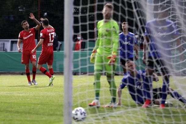 Gol De River Alario Anotó Para El Bayer Leverkusen En El Que Jugó Exequiel Palacios 