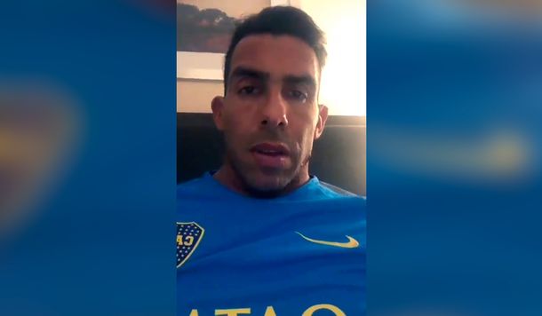 El video de apoyo de Tevez al jugador de Vélez Nazareno Bazán tras su fractura en el pie