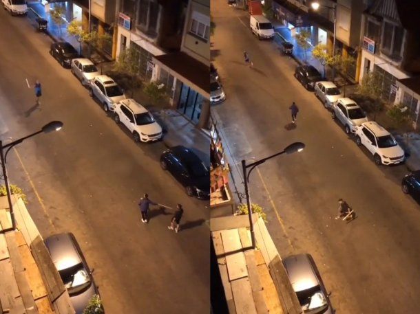 Mar del Plata: pelea callejera causó daños en autos estacionados