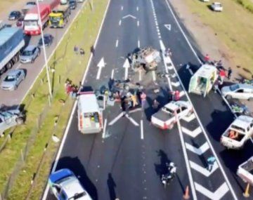 Un hombre murió en un accidente sobre la Panamericana