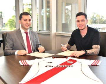 El segundo adentro: River hizo oficial la contratación de Aníbal Moreno