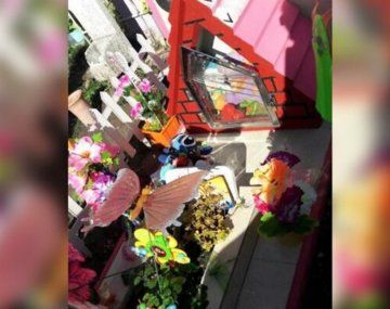 Pura maldad: robaron la tumba de una nena de 4 años
