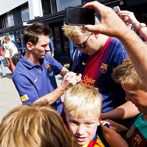 Polémica en Medio Oriente por la visita del Barça de Messi