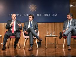 El economista brasileño Alexandre Tombini, durante la conferencia organizada por el Banco Central del Uruguay. El economista brasileño Alexandre Tombini, durante la conferencia organizada por el Banco Central del Uruguay.