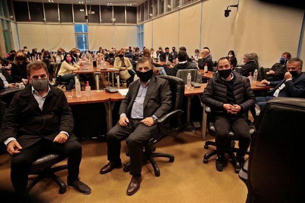 Diputados de Juntos por el Cambio durante el aislamiento - Crédito:&nbsp;@marioraulnegri