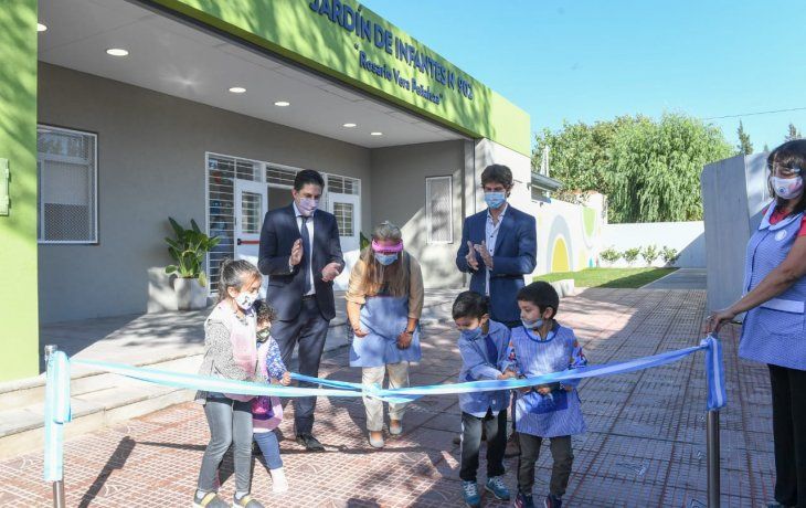 San Fernando: Juan Andreotti y Nicolás Trotta inauguraron el nuevo Jardín Nº 902