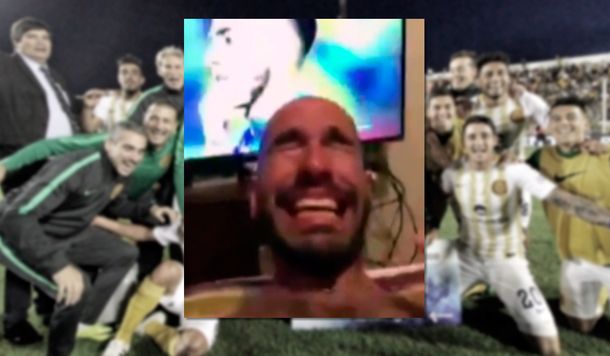 Hincha de Rosario Central conmovido