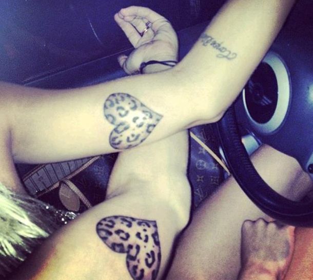 El tatuaje que se hicieron Lucía Celasco y su novio Joaquín Rozas