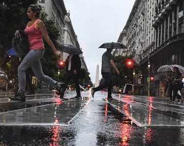 Otro día gris: miércoles con lluvias y lloviznas en la Ciudad