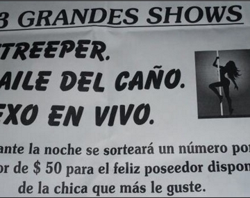El afiche del evento que circuló por las redes sociales