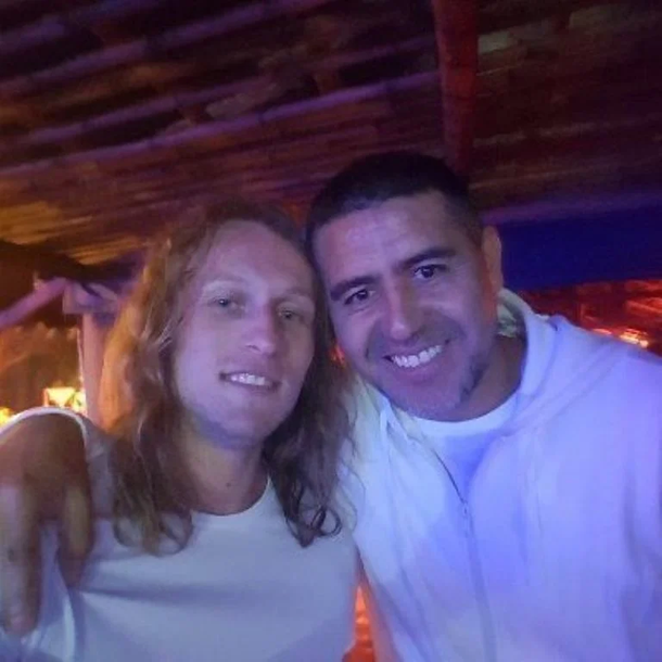 Paul Bianchi y Juan Román Riquelme. 