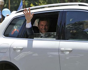Mauricio Macri tiene una VW Touareg blindada a su disposición