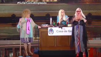 Silvia Süller visitó a Susana Giménez durante el sketch con Gasalla Silvia Süller visitó a Susana Giménez durante el sketch con Gasalla