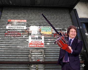 Javier Milei critica la cuarentena