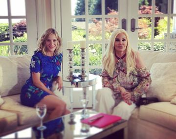 Luisana Lopilato con Susana Giménez