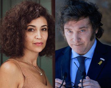 Julia Mengolini denunció a Javier Milei.