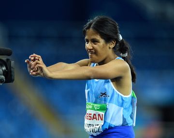 La argentina Yanina Martínez ganó el oro en los 100 metros de atletismo