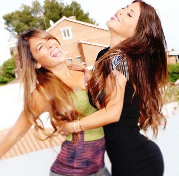 El saludo de Antonella Roccuzzo a Daniella Semaan