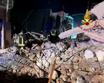 Derrumbe de un edificio en Sicilia: al menos tres muertos y seis desaparecidos