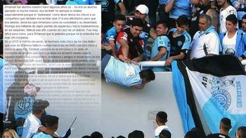 Nancy Arias, ex maestra de Emanuel Balbo, escribió una emotiva carta Nancy Arias, ex maestra de Emanuel Balbo, escribió una emotiva carta