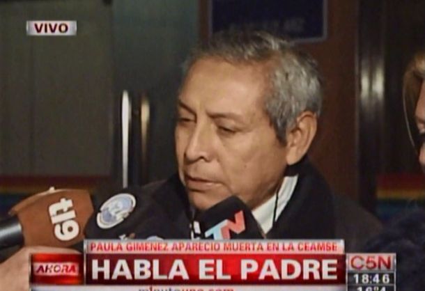 Nos falta sensibilidad a las personas, aseguró el padre de Paula Giménez