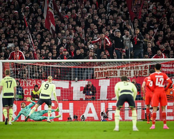 Es humano: el tremendo penal que erró Haaland