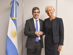 Luis Caputo y Christine Lagarde