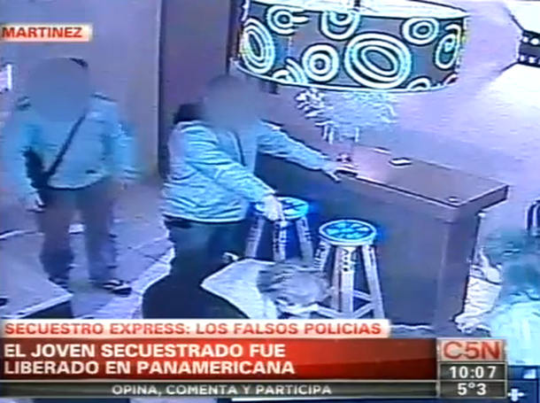 Falsos policías: un detenido por el secuestro exprés en Martínez