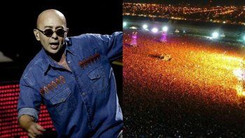Indio Solari y el pogo más grande del mundo Indio Solari y el pogo más grande del mundo
