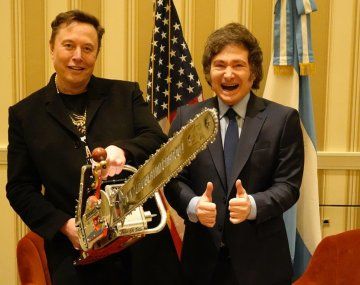 Elon Musk y Javier Milei, juntos en Estados Unidos.
