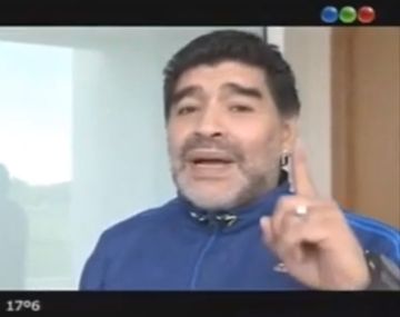 Con Maradona