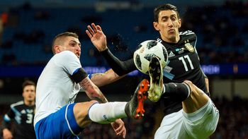 Di María en Argentina vs Italia Di María en Argentina vs Italia