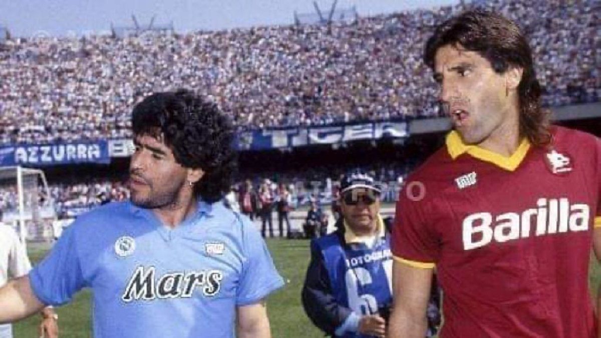 Maradona viajando en el tiempo La foto m gica que se viraliz en