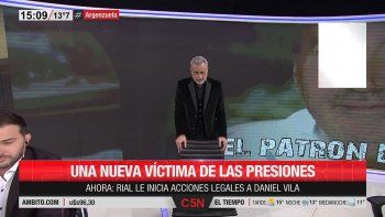 jorge rial anuncio que iniciara acciones legales contra daniel vila por las amenazas jorge rial anuncio que iniciara acciones legales contra daniel vila por las amenazas