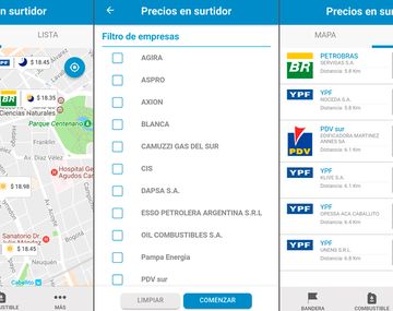 Precios en surtidor permite comparar precios de naftas