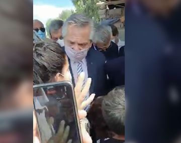 VIDEO: La tierna reacción de un nene con Alberto Fernández durante la visita a San Juan