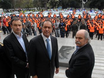 Scioli: Decreté la policía local para despolitizar el tema