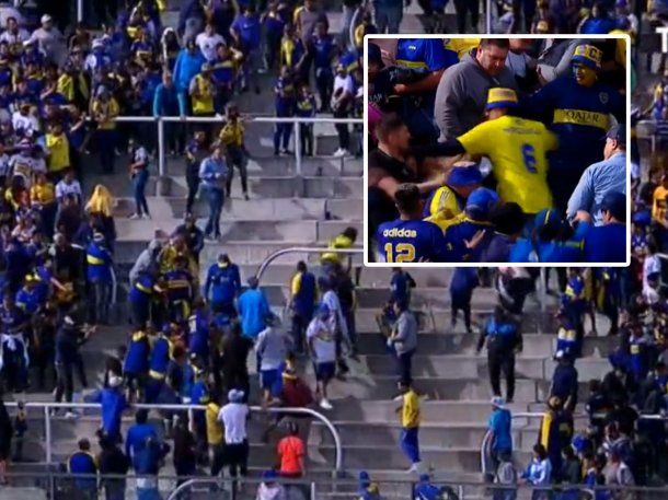 Ataque en la tribuna de Boca: la brutal golpiza a un hincha