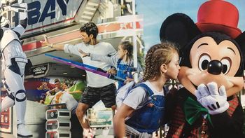 Mariano viajó con sus hijos a Disney Mariano viajó con sus hijos a Disney