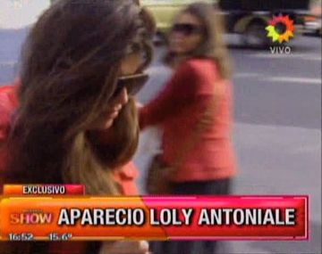 Loly Antoniale reapareció para ensayar con su bailarín