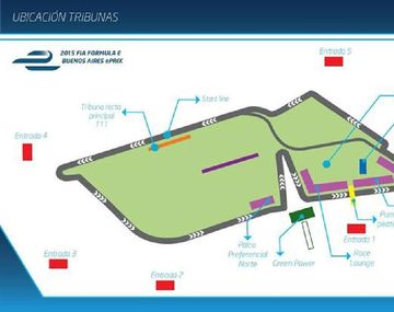 Así es el circuito que recorrerán los autos de Fórmula E en Argentina