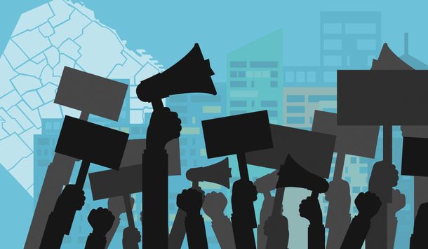 Metrobús cortado y demoras: mirá en vivo las complicaciones en el tránsito a horas del acto central de Moyano