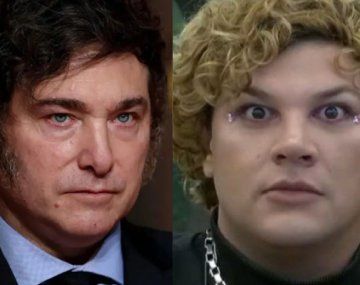 Javier Milei / Emma Vich, exparticipante de Gran Hermano.