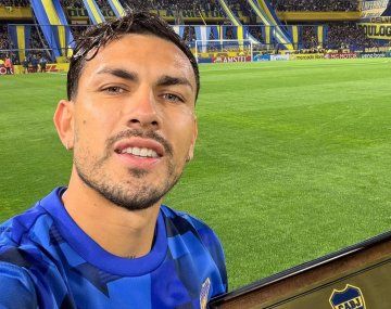 Leandro Paredes fue ovacionado en su regreso a Boca.