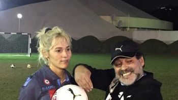 maradona y rocio oliva entrenaron juntos en dubai maradona y rocio oliva entrenaron juntos en dubai