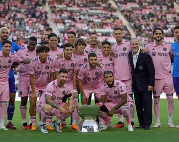 La noche de Messi ante Nashville: la celebración con la Leagues Cup