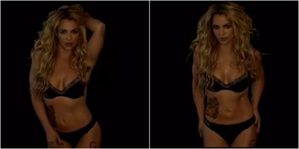 Sensual video Britney Spears calienta su show en Las Vegas