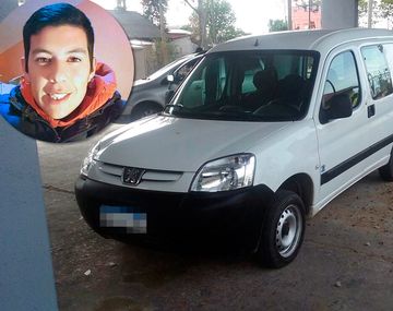 La camioneta había sido abandonada.