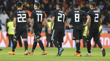 Argentina se va cabizbaja del Metropolitano de Madrid Argentina se va cabizbaja del Metropolitano de Madrid